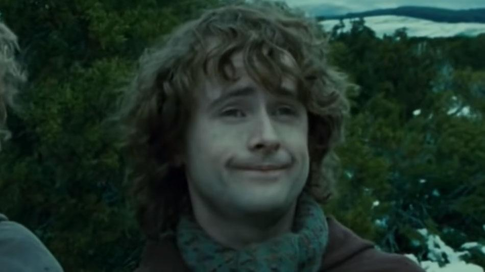 Lord of the Rings still of Pippin inquiring about, in
this case, Second Citrus Con. There is no text, just his self-satisfied
face.